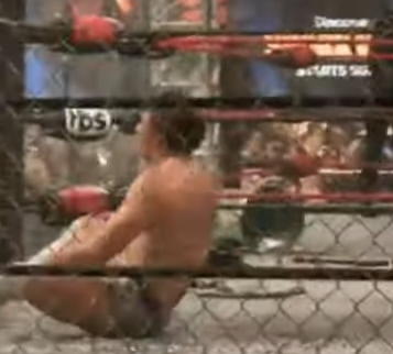 TheSwerveShow's tweet photo. Kota Ibushi bumped him self on thumbtacks and laughed after AEW Dynamite. 😑

What a way to bury that spot. https://t.co/HniHzVh7ew