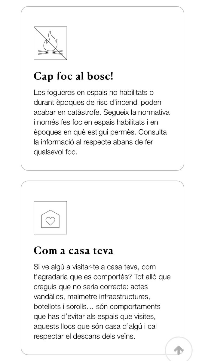 1/2 Seguim aquestes recomanacions per ajudar a mantenir la natura 🌿🌼🐾
👉🏽 espaisnaturals.cat/respectals

#SalvemLaBelladona <a href="/IAEDENSalvemEmp/">IAEDEN - Salvem l'Empordà 🧡</a> <a href="/SosCostaBrava/">SOS Costa Brava 🌊🌊 #ProuCimentMésPinedes</a>
<a href="/ecologistes/">Ecologistes en Acció de Catalunya</a>