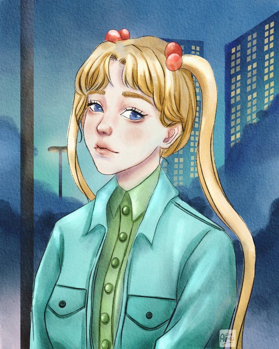 alch3milla's tweet photo. I’m open for #commissions #opencommission #art #watercolor #sailormoon #illustration #illust https://t.co/YQu3QLhTIa