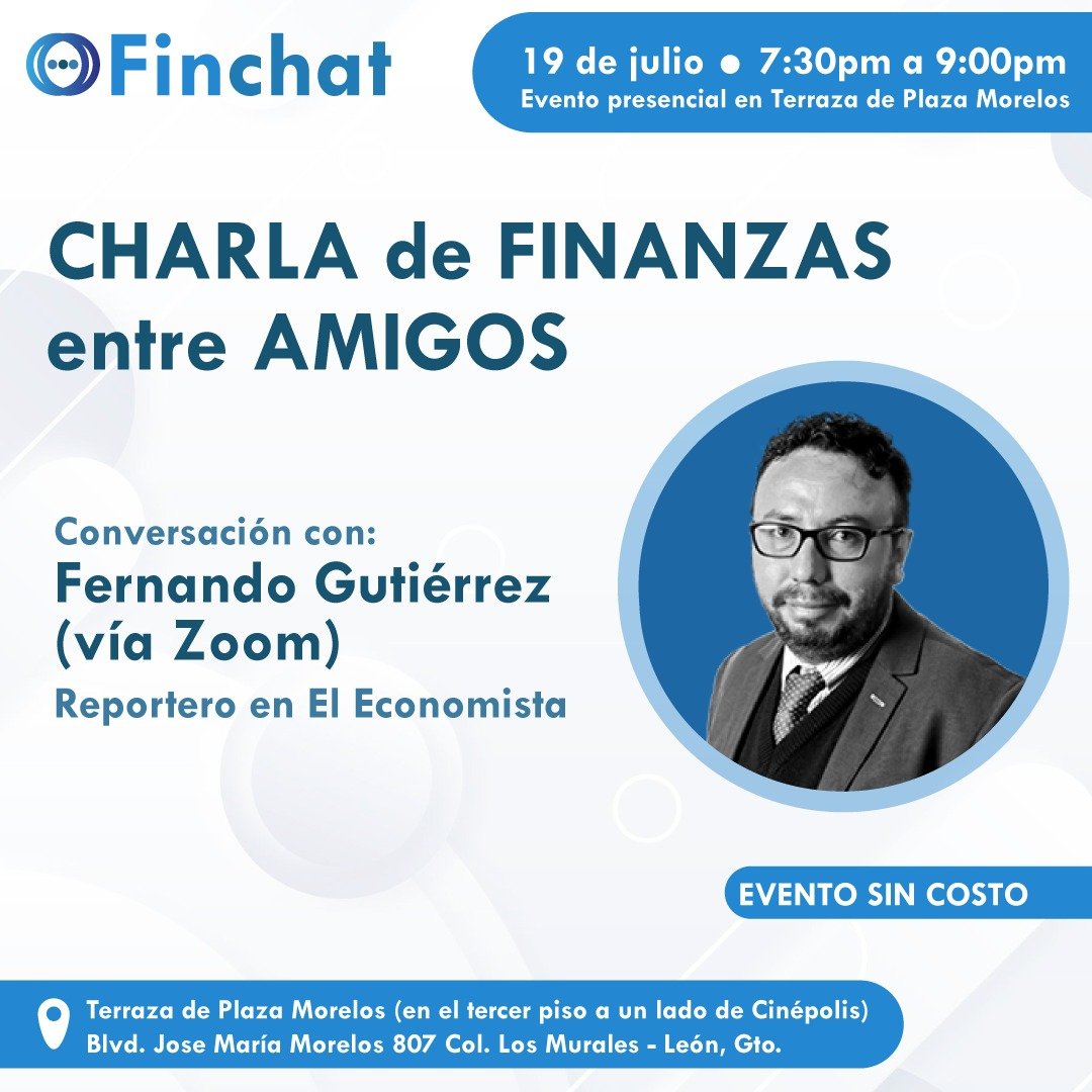 JUANP_DELEON's tweet image. Recién terminamos nuestro primer #FinChat con la participación de Fernando Gutiérrez @ahorropopular , reportero en @eleconomista Somos un grupo de amigos especializados en #Finanzas y nos encanta el #NetWorking