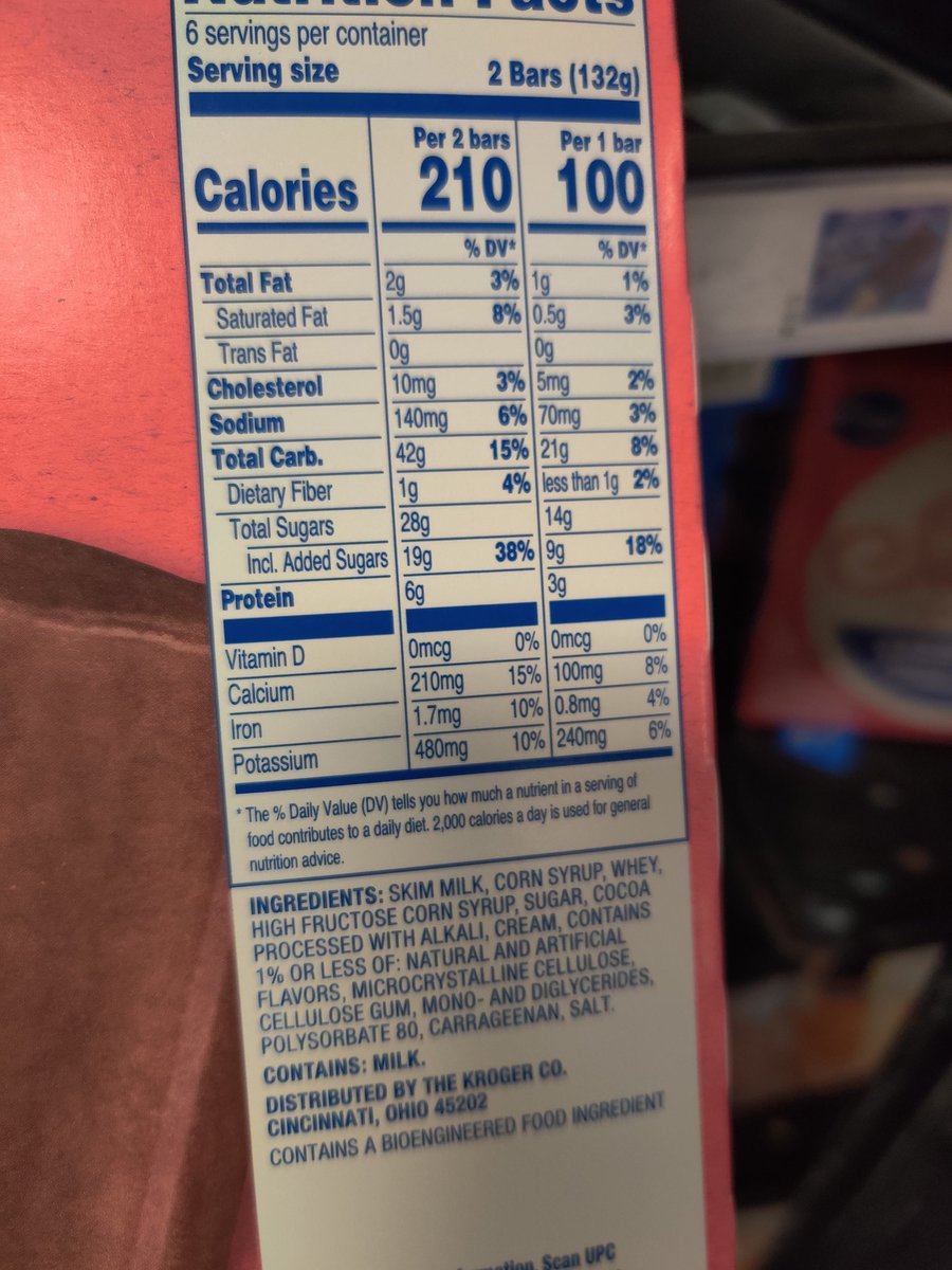 ShoBo50467424's tweet photo. @kroger why did you guys change the recipe to your fudge bars? https://t.co/V0xggnCvIY