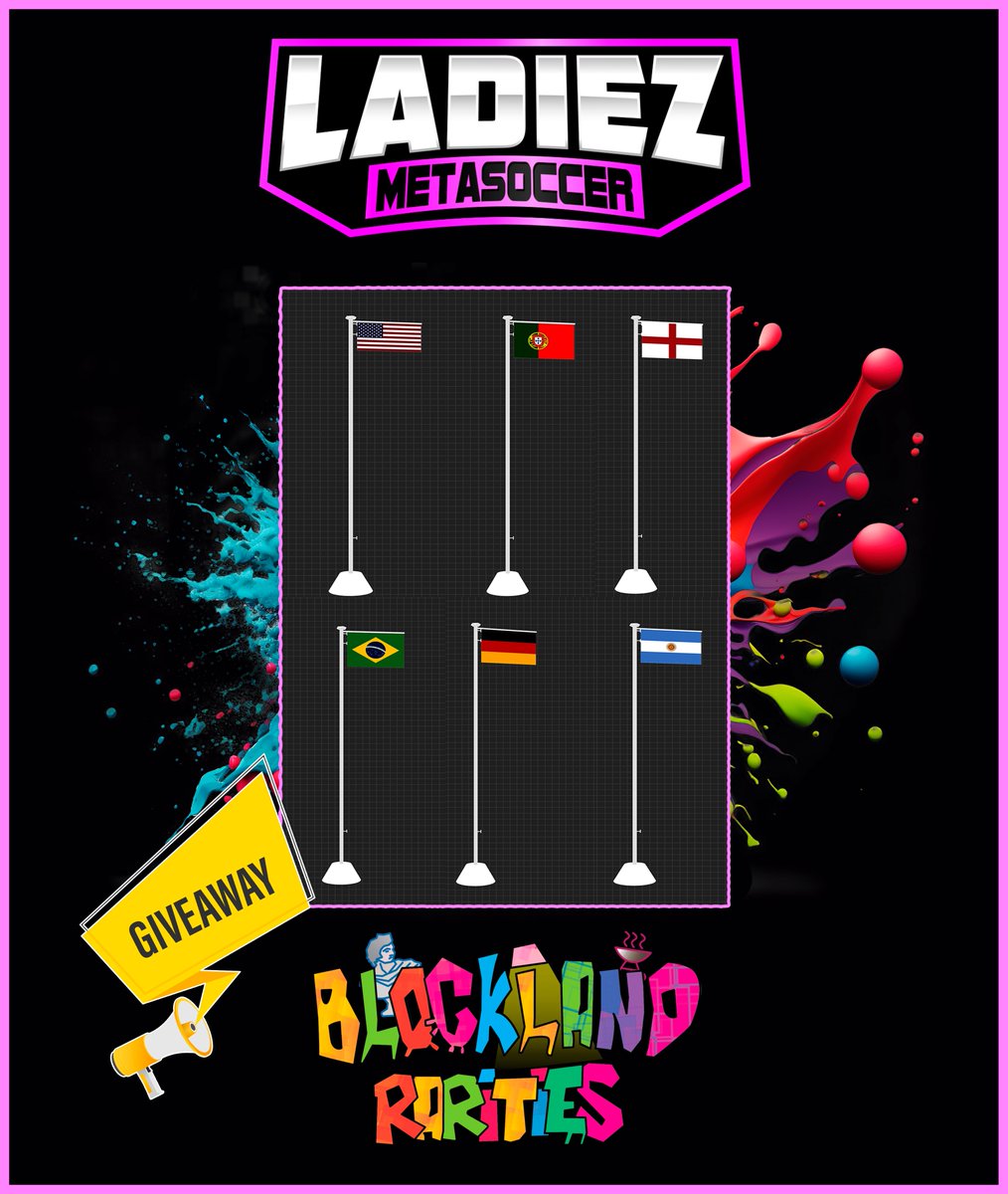 And the winners are...
<a href="/AngryUrsia/">Angryursia</a>
@ObiwanPR
@Bigodexjr
@Mustapha91
@Keybert
<a href="/Jones/">Kyle Jones</a>
<a href="/natinho100/">renato aruajo</a>
SPARKTANOS number one
@Hmorales
<a href="/PaulM71/">Paul McKernan</a>
<a href="/omar/">omar</a>
@Laban
@DeadlyPablo
Please reach out to LosMontana
<a href="/AvioGreen/">LosMontana9(<a href="/BlocklandR/">BlockLand🎨Rarities</a>)</a>
to claim your prizes from
@BlocklandR
!
<a href="/UplandMe/">Upland</a>
<a href="/LadiezMS/">Ladiez MetaSoccer</a>
❤️🦙🌎⚽️🧦👟🙌