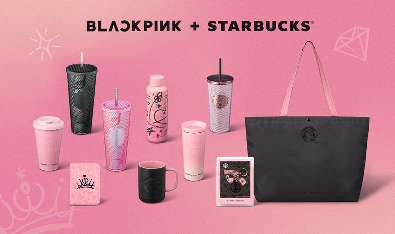 myofficialblink's tweet photo. Which items are you guys most excited about from the STARBUCKS collection? ⭐️ 

@BLACKPINK https://t.co/qMDt5xgsxN