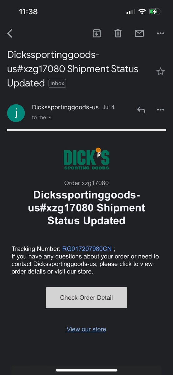 pathgirl19's tweet photo. Hey @DICKS where are my shoes? You delivered them to Hawaii and I live in Texas, what’s up? Also I can’t get you to email me back. https://t.co/PS5beg0z65