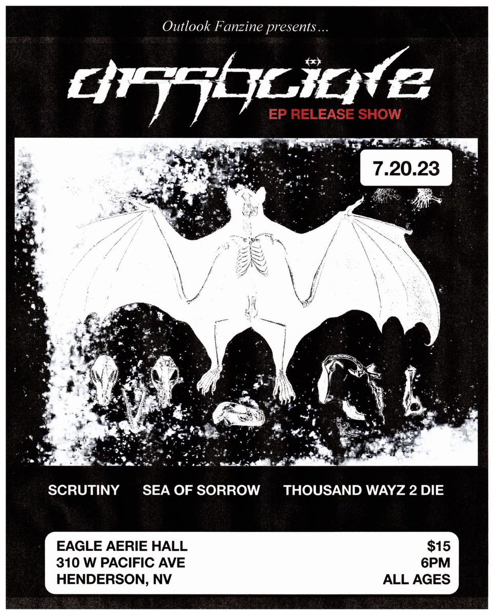 DISSOCIATE tweet media