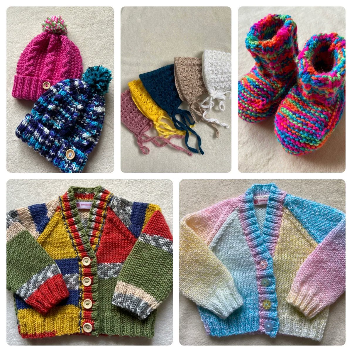 Bettysmumknits's tweet photo. Lots of pretty rainbow baby knits available and ready to post in my shop.If you’re looking for a unique gift idea for a new arrival pop over and have a browse 👶🌈🧶
https://t.co/Ln41ILQ25h

#ChristmasinJuly #etsyshop #MHHSBD #ShopIndie https://t.co/4J9wtfyhBo