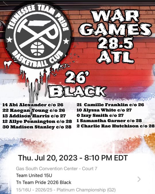 Tennessee Team Pride 26’s tweet media