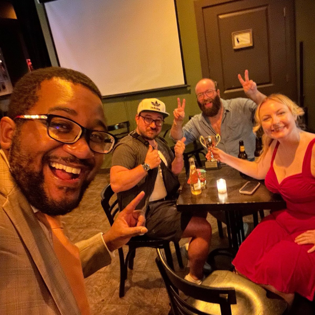 NickMillerMusic's tweet image. Picture by @GameShowCraig, feat @flex_luther13, @madisonredux, and myself