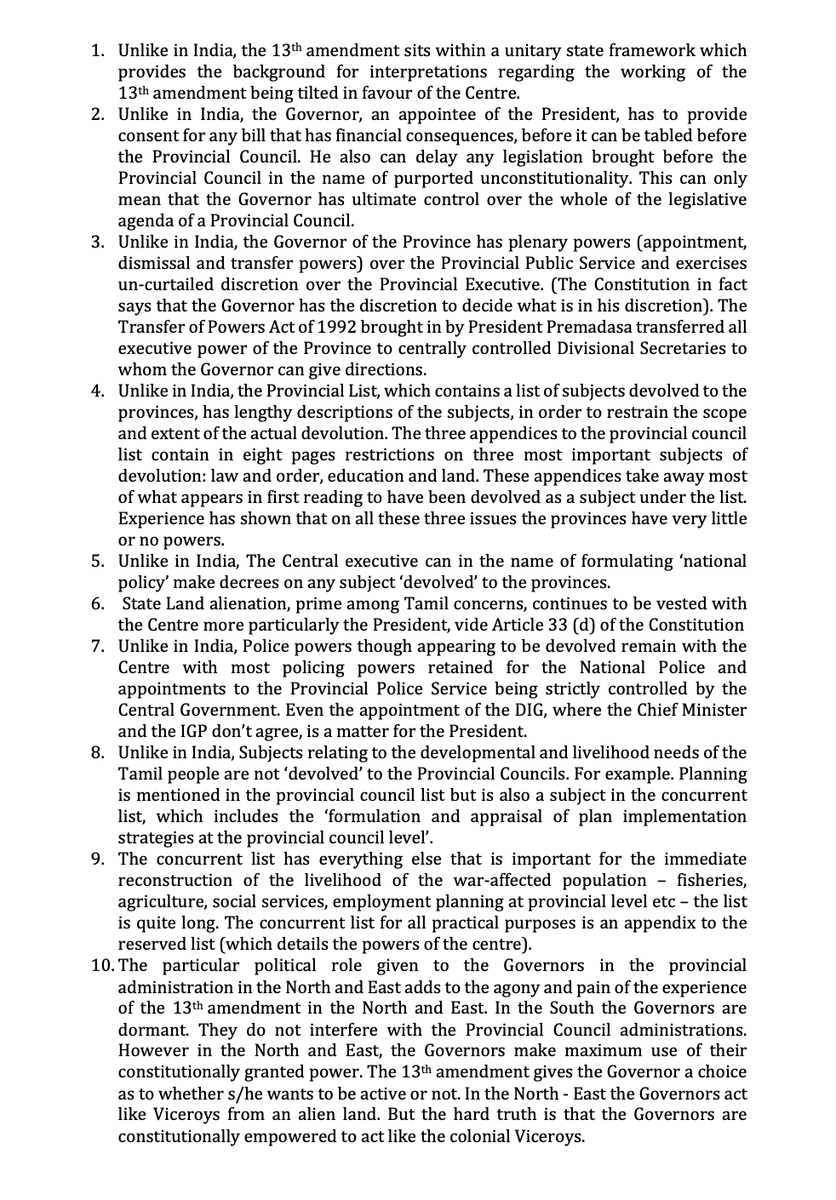 TamilCSF's tweet photo. Letter to @narendramodi through @IndiainSL re the 13th amendment:

'It is the duty of GoSL to implement what is already there in the Constitution. Deliverance of that constitutional duty is not what the Tamil people seek as a political solution'. 

FYI: @TNAmediaoffice @TnpfOrg https://t.co/CNAzcn3chL