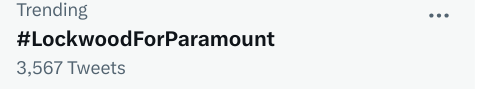 I think these are the best numbers we've had in a while. Bravo, LockNation!

#SaveLockwoodandCo #LockwoodForParamount 
Lockwood and Co
Portland Row https://t.co/mOAtiifV1N