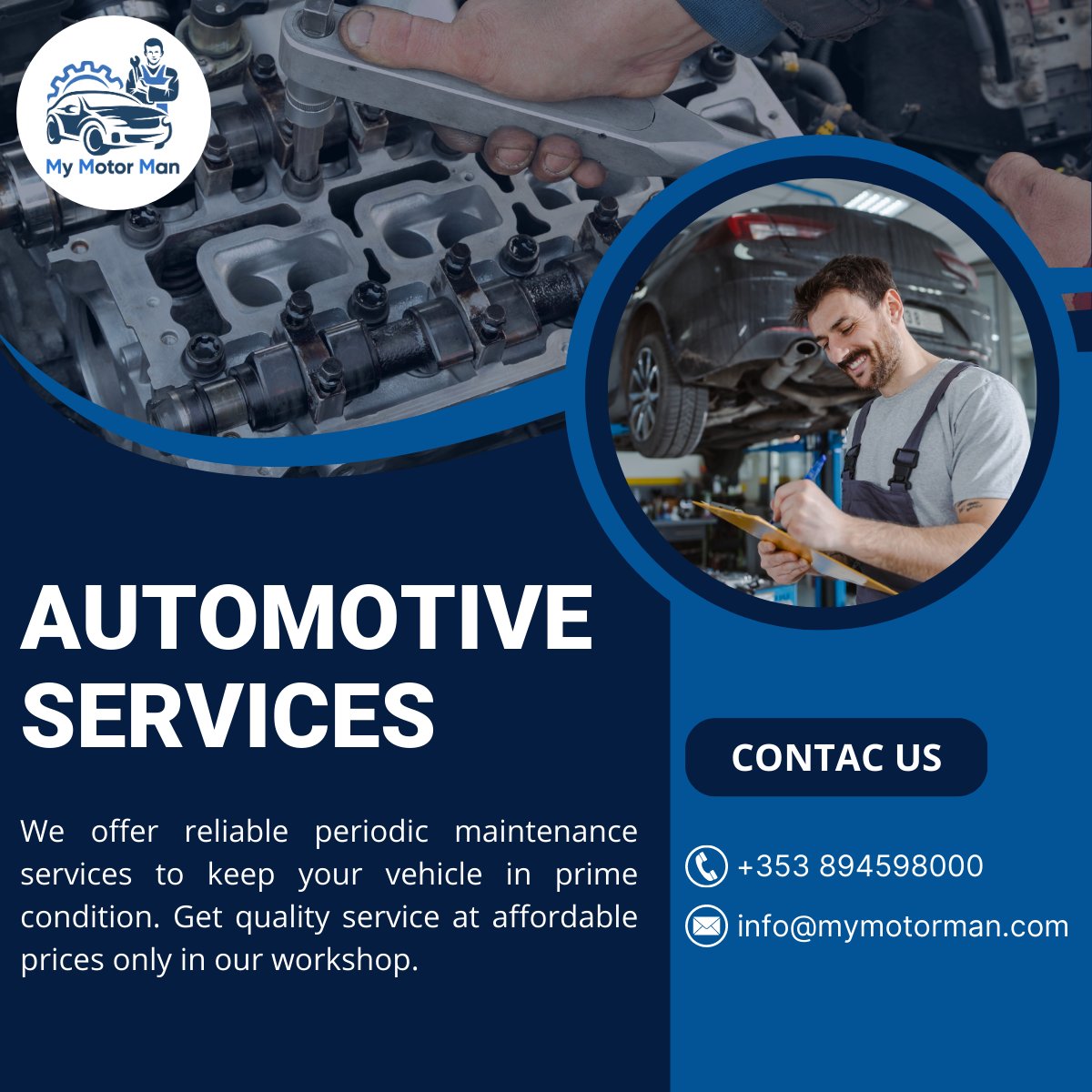 mymotorman's tweet photo. Discover exceptional car services at My Motorman, where customer satisfaction is our top priority!

For More Details
Visit: https://t.co/MzroQRjUfB
Mail To: info@mymotorman.com

#MyMotorman #CarServicesIreland #CarMechanic #AutoRepairServices #Repair https://t.co/Dau0oOhfKN