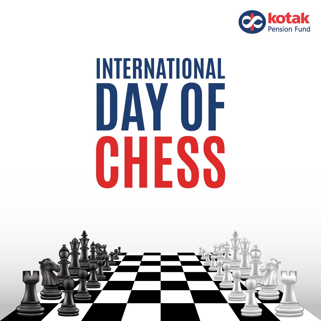 KotakPension's tweet photo. Kotak Pension wishes you a Happy Chess Day, where every strategic move leads to a secure and rewarding future !

#ChessDay2023 #PensionGoals #ChessAndFinance #Chess #Future #PensionHaiToTensionNahi #NPSZaruriHai #Pension #PensionPlanningWithNPS #RetirementPlanning https://t.co/tqTrUTVdkD