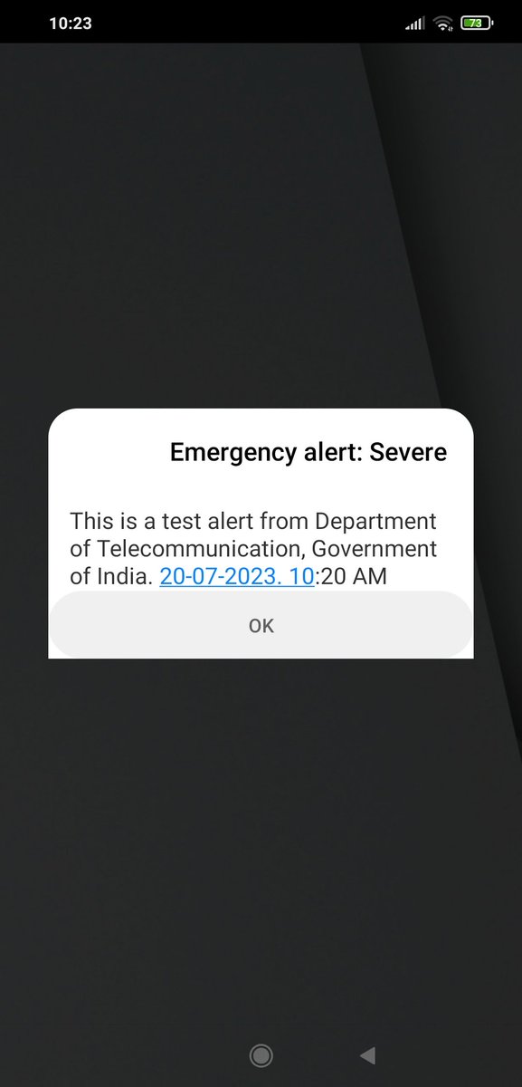anuchopda's tweet photo. @DoT_India @JioCare
Im not sure what this was but the phone started to beep with a voice alarm too. https://t.co/TTSbHNGLvq