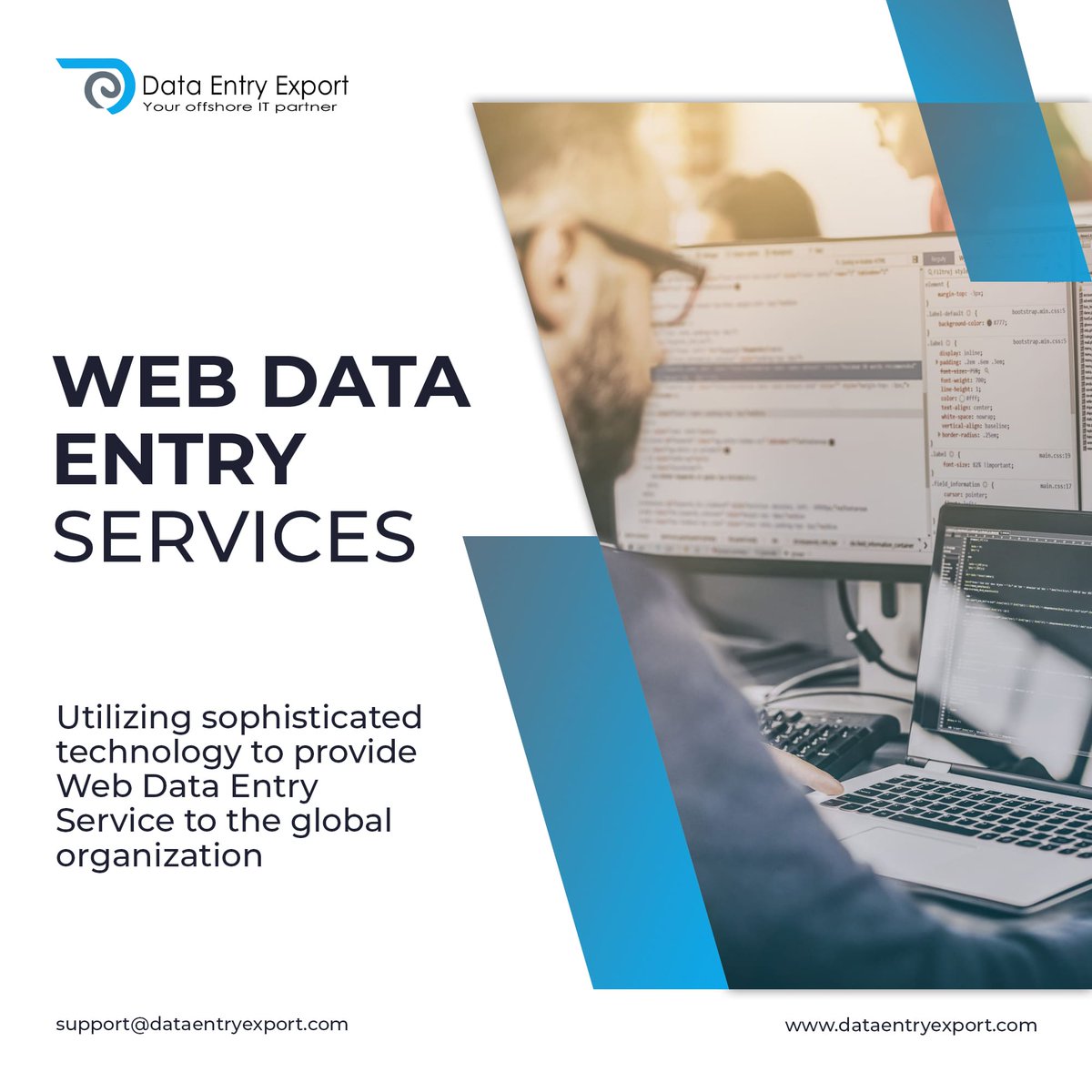 dataentryexport's tweet image. Experience hassle-free data entry with our expert web data entry services.
Read more: dataentryexport.com/web-data-entry
Email us: support@dataentryexport.com
#webdataentry #dataentry #outsourcing #BPOservices #business