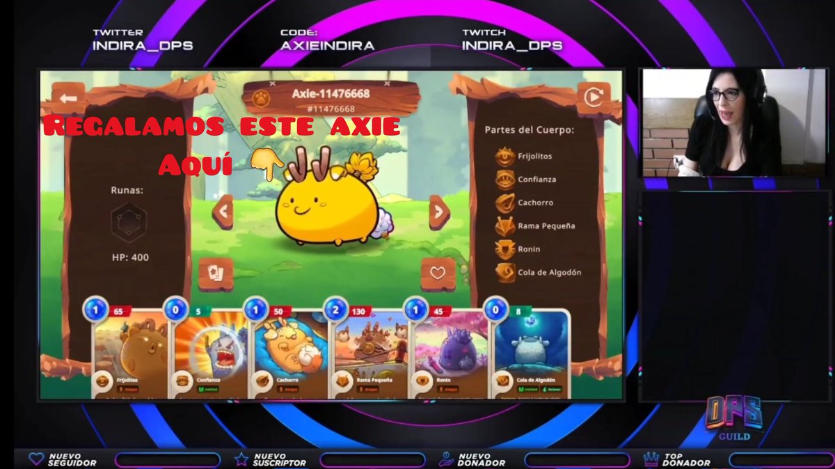 Dj_lobocop's tweet photo. Regalamos este axie en un sorteo 3 simple pasos 

1 seguir nuestra guild @guild_dps en Twitter  

2 seguiste el canal de dj_lobocop en YouTube  y dejar  un comentario en este video Lindk del video  👇 https://t.co/40UmnzOn8q

3 darle me gusta Retwittear  etiquetar 3 amig@s https://t.co/ninY4aTNDE