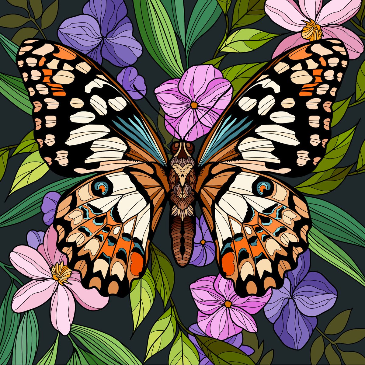 FireIsBorn3's tweet photo. I felt depressed and ill today from my #mecfs and #LongCovid struggles... then started coloring butterflies - some effects r below. I felt happier.
#freshlycolored #madeinbed
#coloArT by your humble #colorAnT https://t.co/4t5rEGUpl7