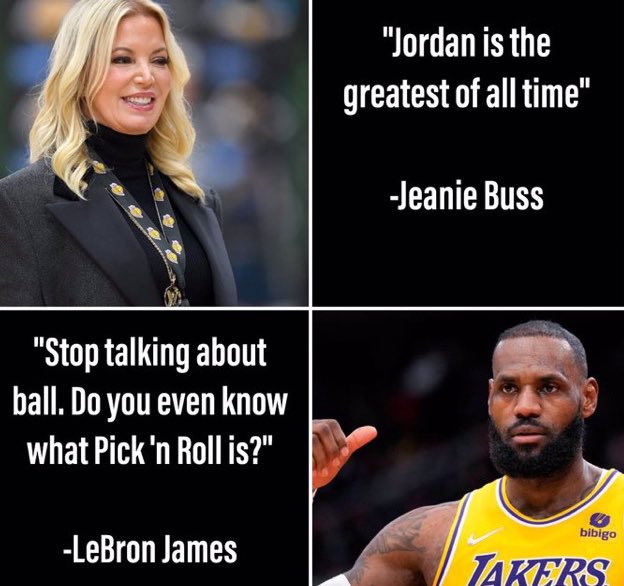 LeBron James & Jeanie Buss had a conversation last night after Lakers practice

(h/t @ScoopB & @BleacherReport) https://t.co/K0oB891VWS