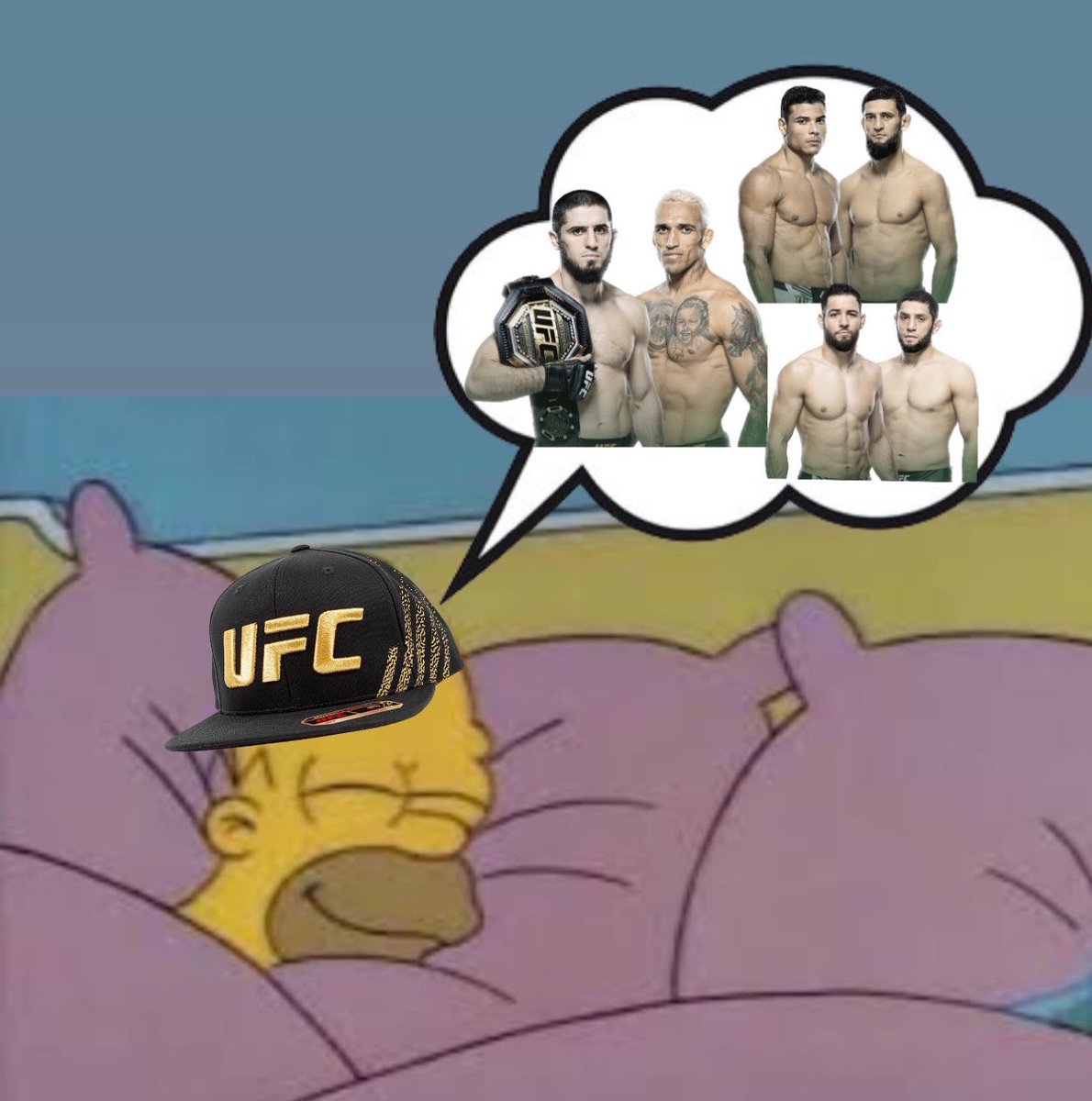 UFC_Obsessed's tweet photo. Another successful day of ignoring real-life problems because some future date sounds like fun (subject to change) violence. https://t.co/sjUvKZDBgH