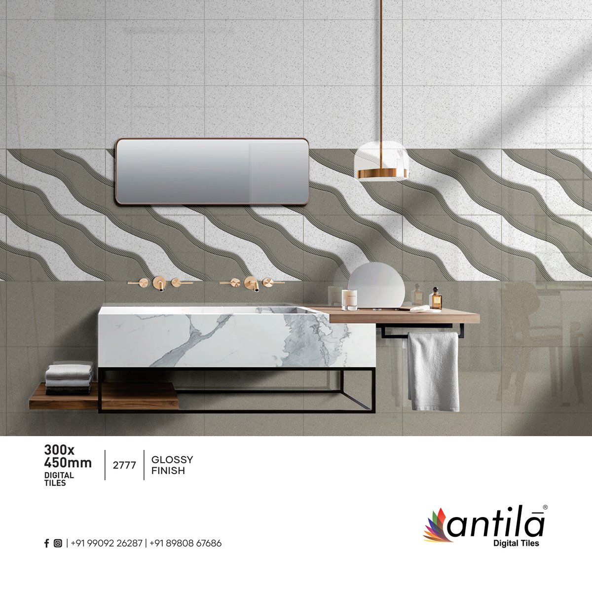 Antilaceramic's tweet photo. DIGITAL TILES
300x450mm
Customer care: +91 99092 26287 | +91 89808 67686
Website: https://t.co/CQq7xIohlf
•
#antila #antilaceramic #antilatiles #walltiles #waterproof #digitaltiles #walltilesdesign #tiles #tilesdesign #decortiles #interiordesign #homedecor #walldecor https://t.co/LPyonzyZdf