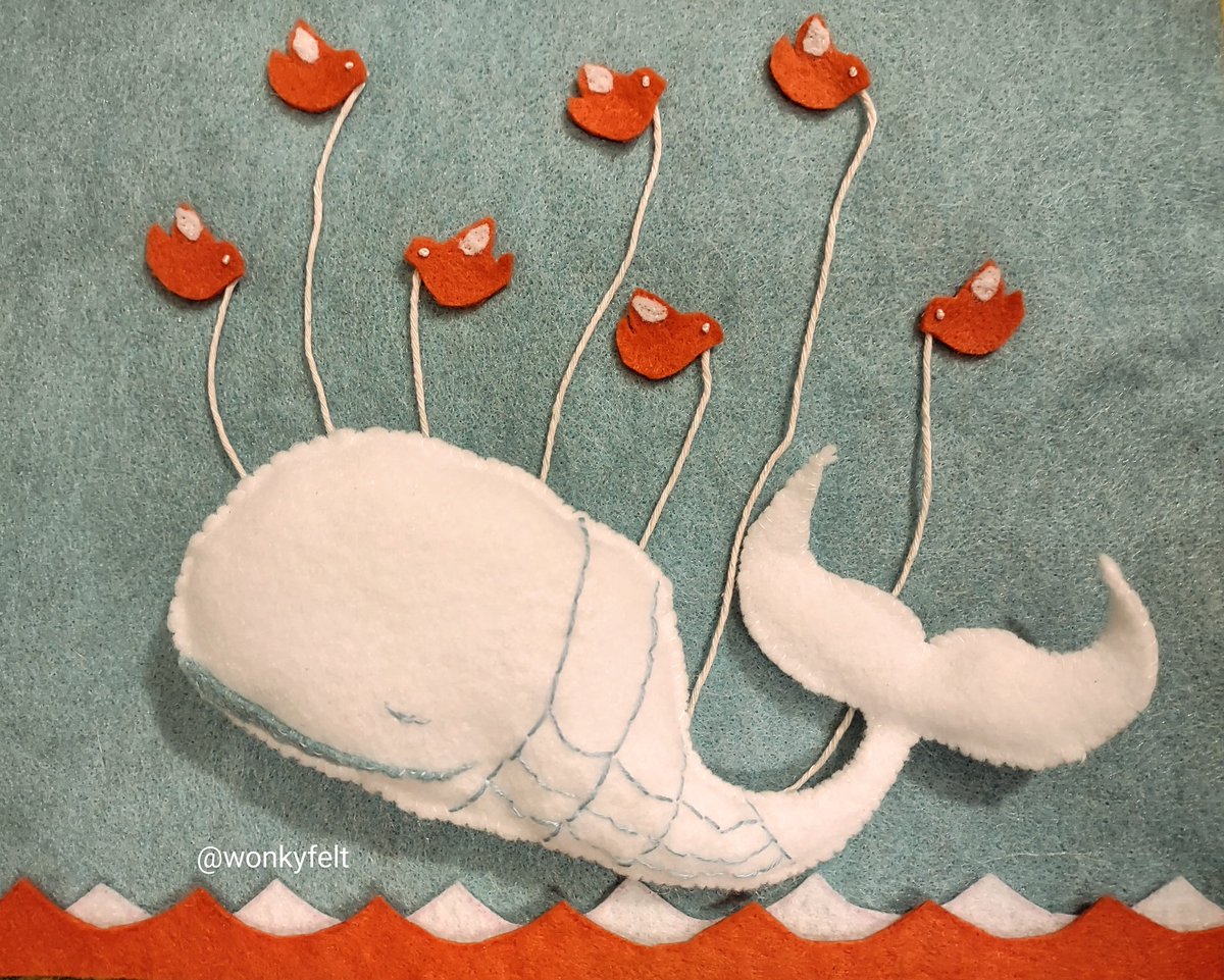 WonkyFelt's tweet photo. 👋🤖 Hi. Just gonna leave this here. I made it out of various Threads. 😇#FeltCute #FailWhale https://t.co/jen2GaKhGG