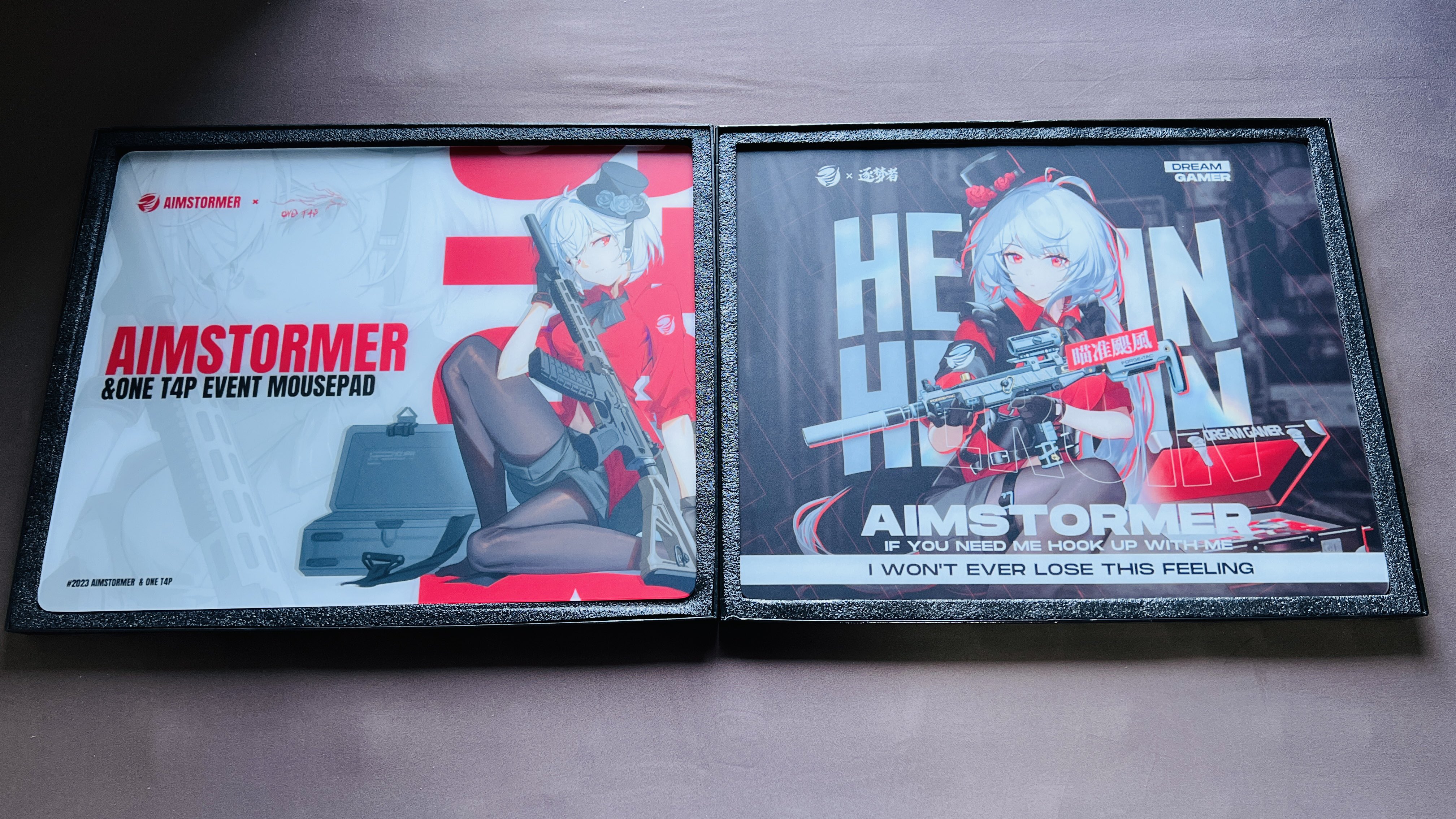 AIMSTORMER & ONE TAP EVENT MOUSEPAD