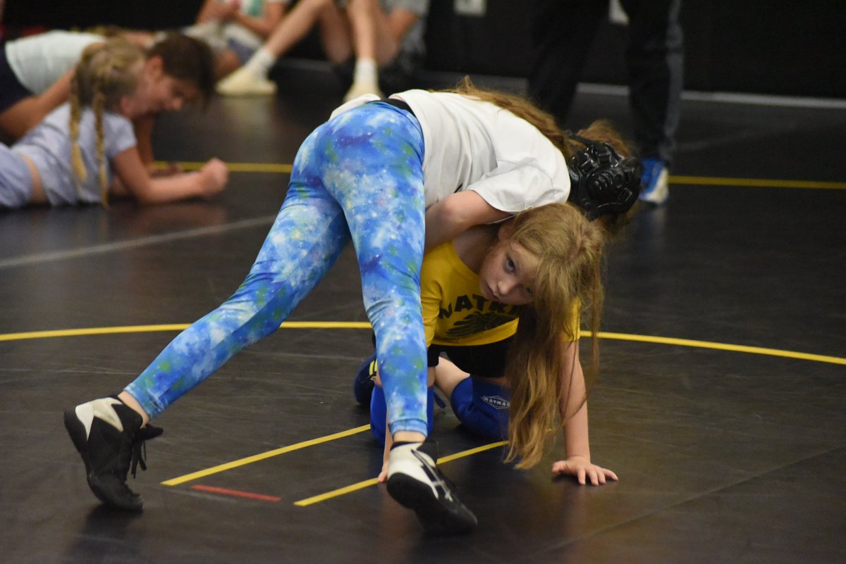 wmswrestle's tweet photo. Watkins Girls Wrestling  Camp, July 17-21
1. Payton Morse 9th, counselor
2. Coach Jayne, Coach Downing
3. Kaylee, Guinevere
4. Caitlyn Merry 9th, counselor https://t.co/1oNyEUww7b