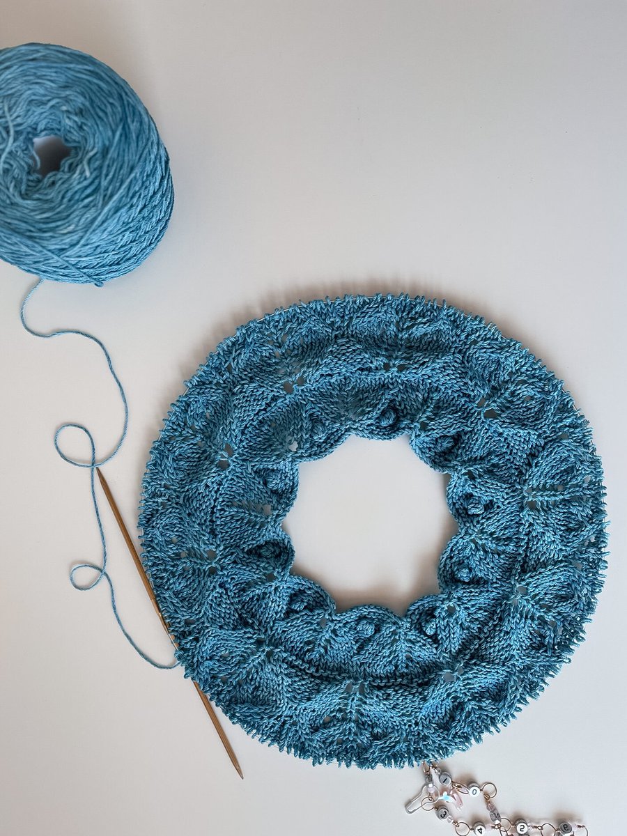 miku_knitting's tweet photo. HaikuTee💙編むのがとっても楽しい！ https://t.co/u0zyIL84PT