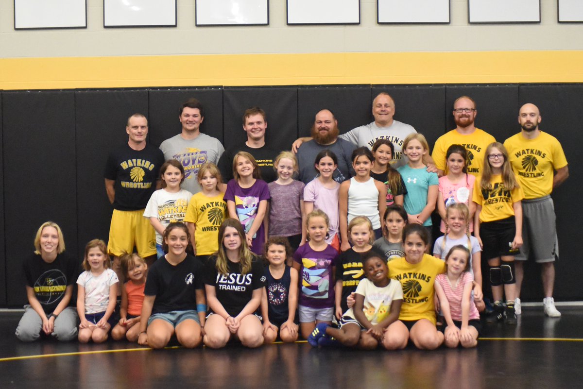 Watkins Girls Wrestling  Camp, July 17-21
Wrestlers, HS wrestler counselors, Coaches