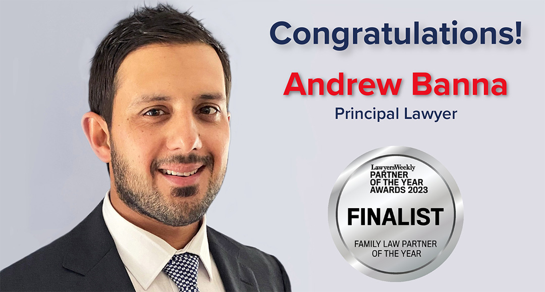 We are looking forward to tonight’s Lawyers Weekly Partner of the Year Awards. Congratulations to Andrew Banna for being named a Finalist in the Family Law Partner of the Year category.
Best of luck tonight to all finalists.
#law #awards #lawyersweekly #familylaw https://t.co/Xn5pdALDP6