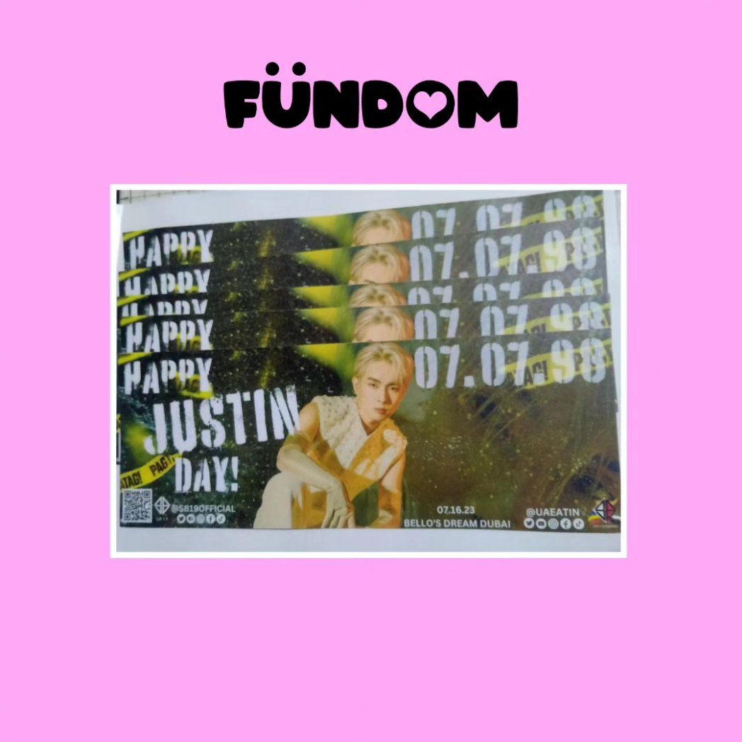 fundomshop's tweet photo. Thank you @UAEATIN for ordering fankit for your cupsleeve event. Handbanners, Cupsleeve and Photocards 💜

From PH 🇵🇭to UAE 🇦🇪

for inquiries feel free to shoot us a dm. 

#fundom #SB19_JUSTIN #SB19
#havefunasafan https://t.co/yDpob1RgQw