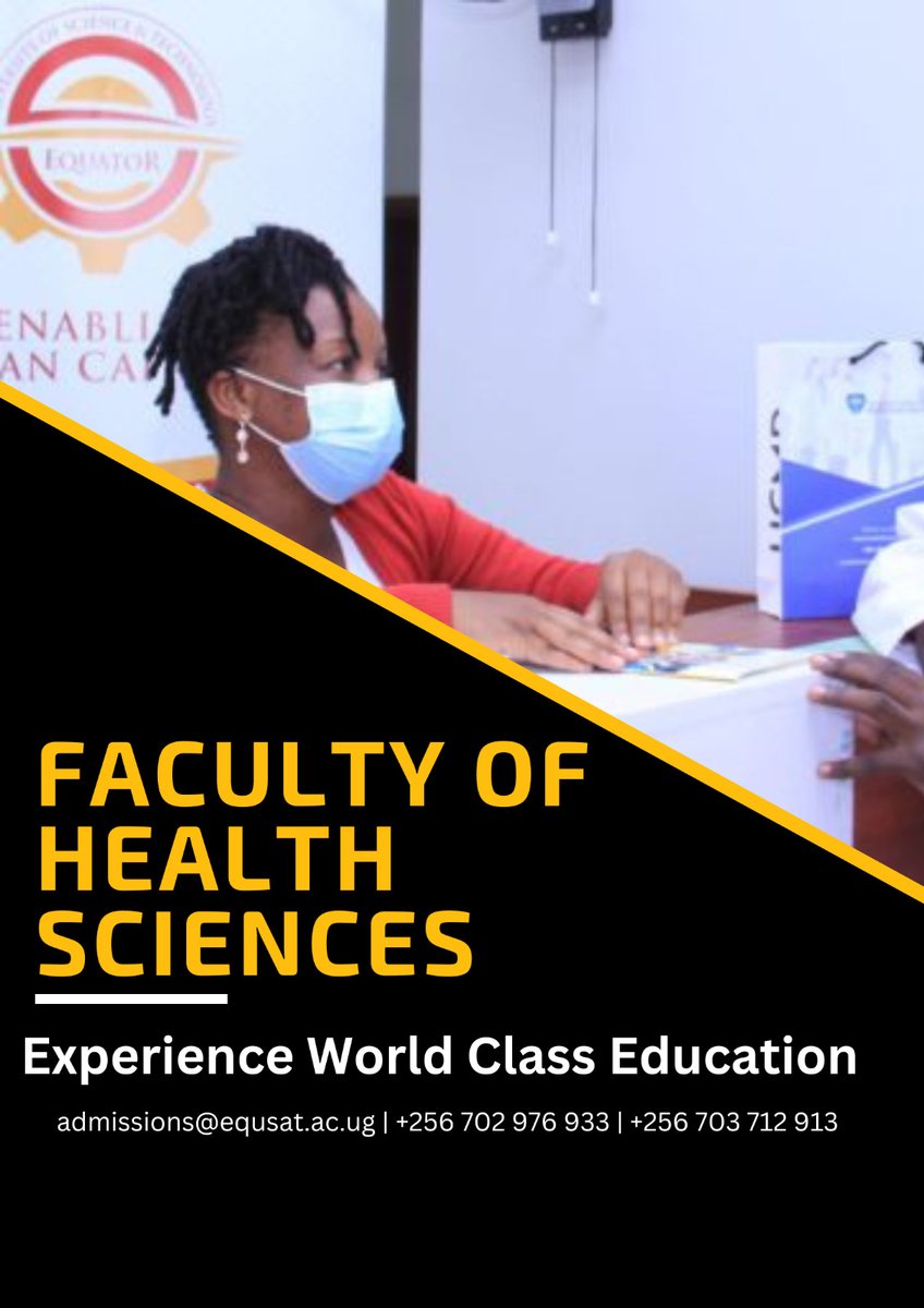 Equsat_Ug's tweet photo. Discover your potential and unlock endless opportunities at Equator University! Join us and embark on a transformative academic journey that will shape your future. Apply now! #EquatorUniversity #Education https://t.co/OaBzgKwfBy