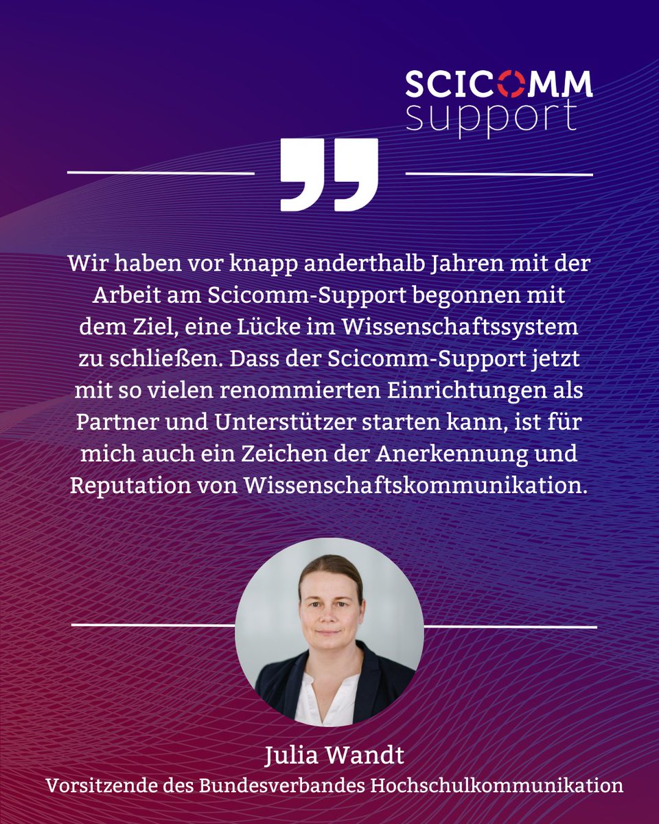 Bundesverband Hochschulkommunikation (@bv_hkom) on Twitter photo Heute nimmt sie ihre Arbeit auf: Die bundesweite Anlaufstelle bei Angriffen und unsachlichen Konflikten in der #Wissenschaftskommunikation, der #ScicommSupport von <a href="/bv_hkom/">Bundesverband Hochschulkommunikation</a> und <a href="/wissimdialog/">Wissenschaft im Dialog</a>. 🛟
Zur Presseinfo: 👉 …ndesverband-hochschulkommunikation.de/aktuelles/news… Heute nimmt sie ihre Arbeit auf: Die bundesweite Anlaufstelle bei Angriffen und unsachlichen Konflikten in der #Wissenschaftskommunikation, der #ScicommSupport von <a href="/bv_hkom/">Bundesverband Hochschulkommunikation</a> und <a href="/wissimdialog/">Wissenschaft im Dialog</a>. 🛟
Zur Presseinfo: 👉 …ndesverband-hochschulkommunikation.de/aktuelles/news…