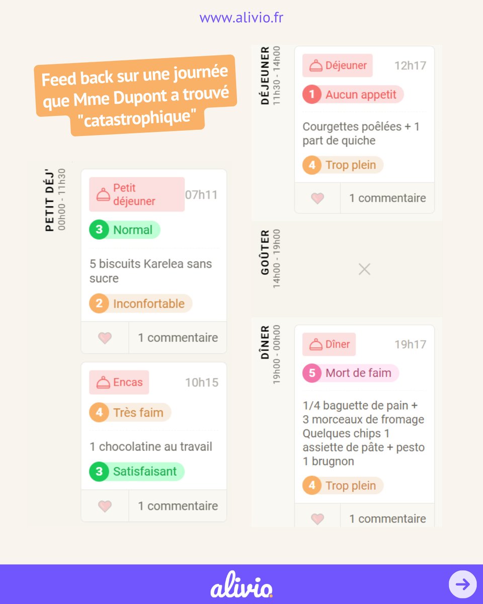 alivio_app's tweet photo. Mme Dupont est rongée par la culpabilité parce qu’elle trouve que son alimentation de la veille était catastrophique ..

#alivioapp #aliviopro #dietetique #dieteticienne #dieteticien #btsdiet #btsdietetique #nutrition #diet #pathologie #sante #dieteticiennenutritionniste https://t.co/HnnkGV2ExR