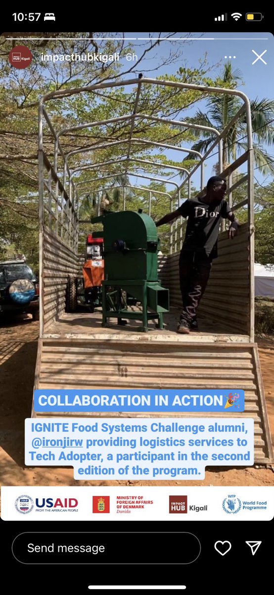 A sign of success, more collaborations are yet to come thanks to <a href="/ironjirw/">Ironji</a> for timely delivery of our products to be showcased at #RwandaAgriShow2023 Please pass by our booth anytime and get to know more about Tech Adopter
<a href="/ImpactHubKigali/">Impact Hub Kigali</a> <a href="/RwandaAgri/">Ministry of Agriculture & Animal Resources |Rwanda</a>