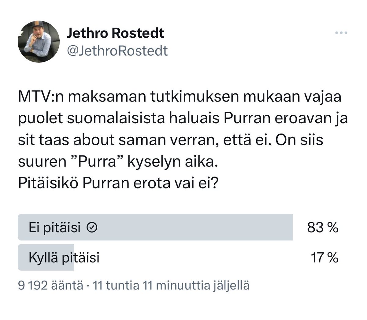 PoikkeusMirja's tweet photo. @PLamminkari @ir_rkp https://t.co/hOHXU8BENr