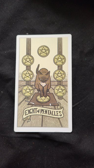 20 липня ваша #картадня у #таро це - 8 пентаклів! День дуже плодотворний! Варто починати нові проекти<a href="/tag/%D0%BA%D0%B0%D1%80%D1%82%D0%B0%D0%B4%D0%BD%D1%8F"class="tags">#картадня</a><a href="/tag/%D1%82%D0%B0%D1%80%D0%BE"class="tags">#таро</a>