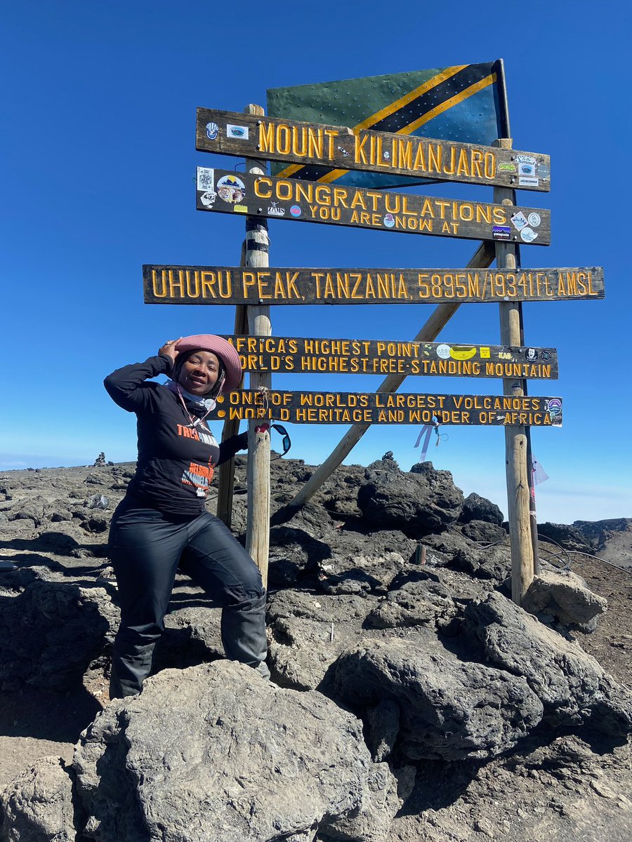 FabAcademic's tweet photo. Kilimanjaro is no child’s play bazalwane but we made it!🙌🏾 It was a true reflection of the struggles of the past 6 years - constant fights with the unknown.

As tough as it was, I consistently found strength within to soldier on. I could have chosen to quit midway but I chose to confront all the struggles head on and guess what? I emerged!💪🏾