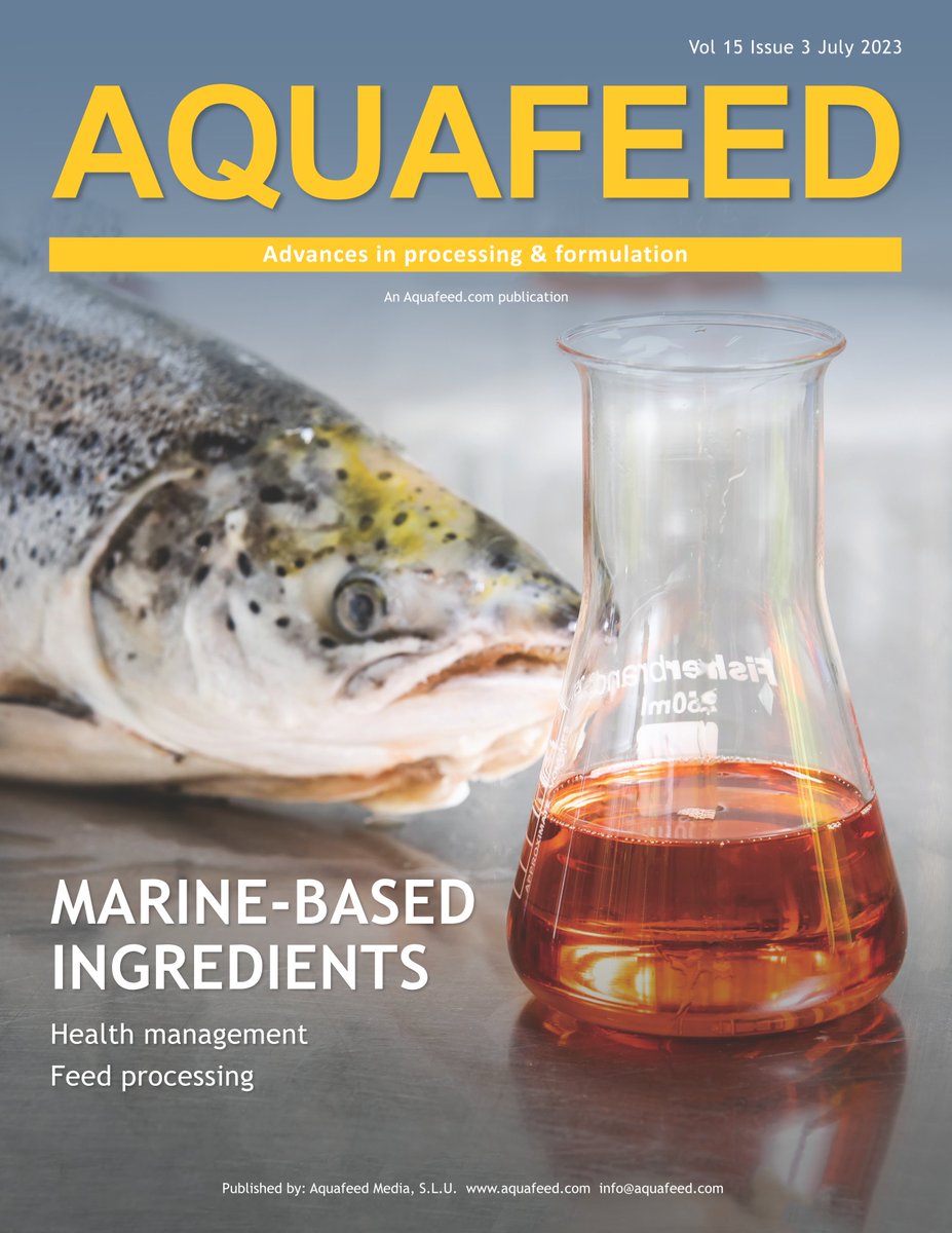 Don't miss the July edition of Aquafeed Magazine. Marine-based  ingredients, health management and more. 👉  aquafeed.com/magazine/

<a href="/Adisseo/">Adisseo</a> <a href="/symrise/">Symr1se.artist</a> <a href="/RimfrostKrill/">RIMFROST KRILL</a> <a href="/AkerBioMarine/">Aker BioMarine</a> <a href="/Dr_Eckel/">Dr. Eckel</a> <a href="/ClextralTweets/">Clextral</a> <a href="/CSIRO/">CSIRO</a> <a href="/FAIfarms/">FAI</a> #aquafeed