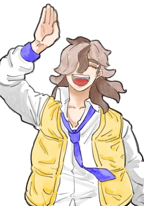 大好きペパー先輩で描いてみた! ちゃんと封印出来てるか微妙だな…