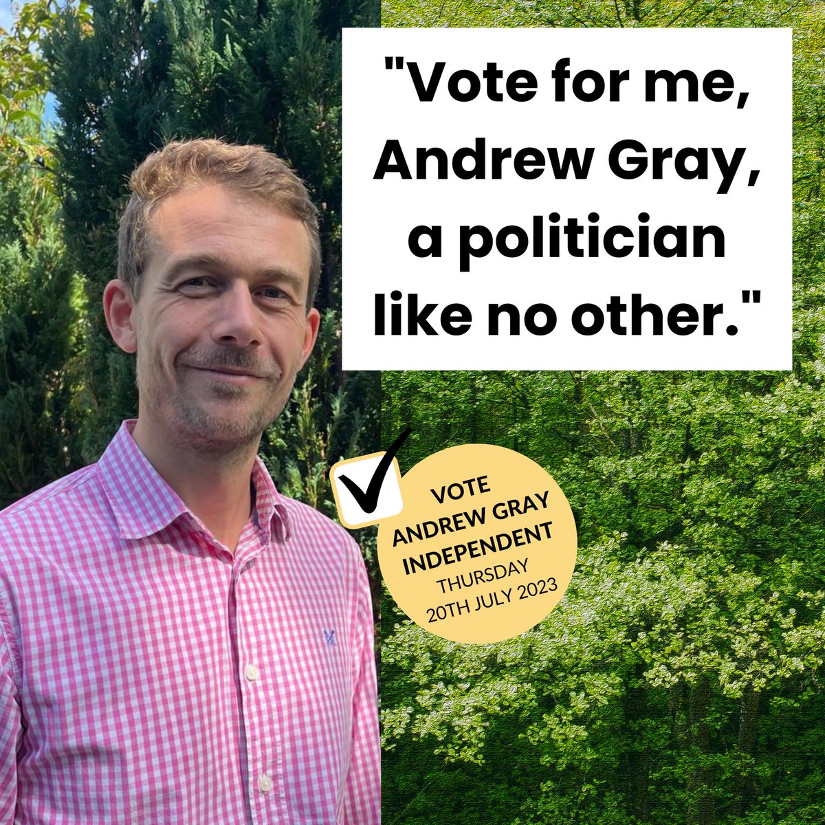 andrewgray74's tweet image. Voting has opened - today is the day that you the people of Selby and Ainsty can vote for real change.

Promoted by Andrew Gray, 24 St Winifried’s Road, Harrogate

#techforgood #techfordemocracy #tomorrowsmp #ethicalai #selbyandsainsty