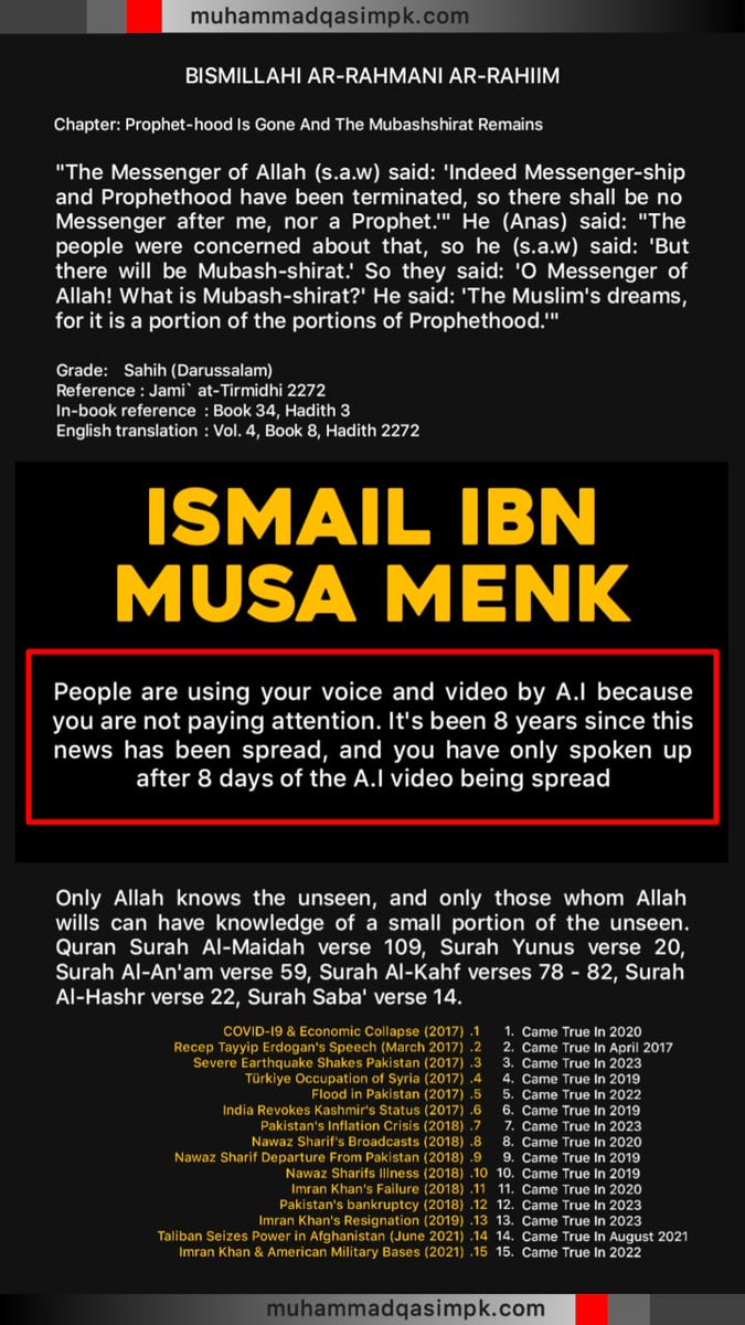 AbdulKa801077's tweet photo. Mufti Menk Reveals the Shocking Truth About Muhammad Qasim’s Dreams! You Won’t Believe What He Said! #SkylosFairLaunch Jack Smith #العام_الجديد_1445 #SanatKurumlarınınSesiniDuyun Coutts Edwin Tonali #NUFC HALF TIME #lostdogslive #whysharksattack #TrumpIndictment Orwell subway https://t.co/UJl6jQ1PAV
