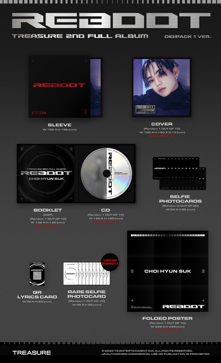 💎 GIVEAWAY SPECIAL TREASURE 2ND FULL ALBUM REBOOT for 3 winners 💎

1.  DIGIPACK RANDOM 
2. Random OFC Merch lama treasure

rules: 
- follow, rt + like
- rep done
- teume ina only

end 5 Agustus