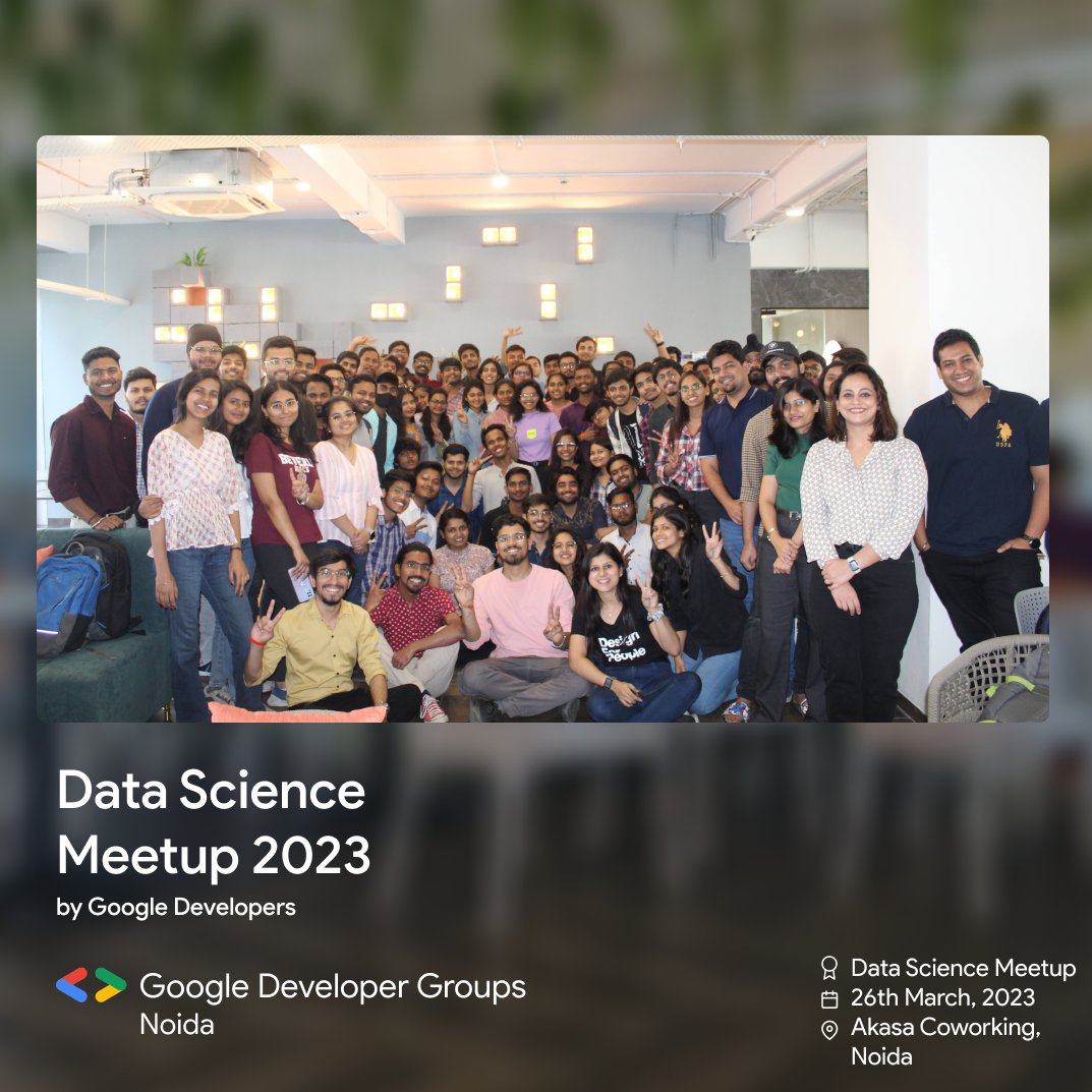 gdg_noida's tweet image. Unleashing the Power of Tech! ⚡ 
Our vibrant community dived deep into the realm of up-and-coming technology, from questioning ML Models to deciphering Data Science. 
#TechUnleashed #DataScience #ML