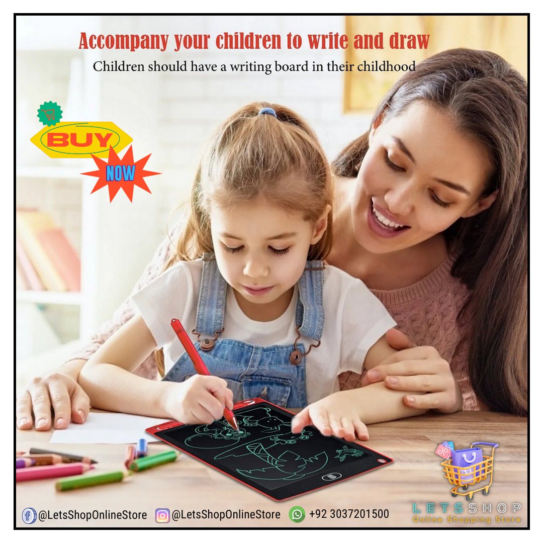 LSOStore's tweet photo. 8.5" LCD Writing Tablet For kids • Drawing Tablet • Drawing Board || اب بچوں کو موباٸل کی جگہ راٸٹنگ ٹیبلٹ دیں

✮PRICE:     1099/- Rupees Only
✮Free Home Delivery
✮Cash On Delivery

آرڈر کرنے کے لیے نیچے دیے گئے لنک پر کلک کریں۔
☛WhatsApp: https://t.co/Bw8g9e6jtN https://t.co/7PXPMoW9ym