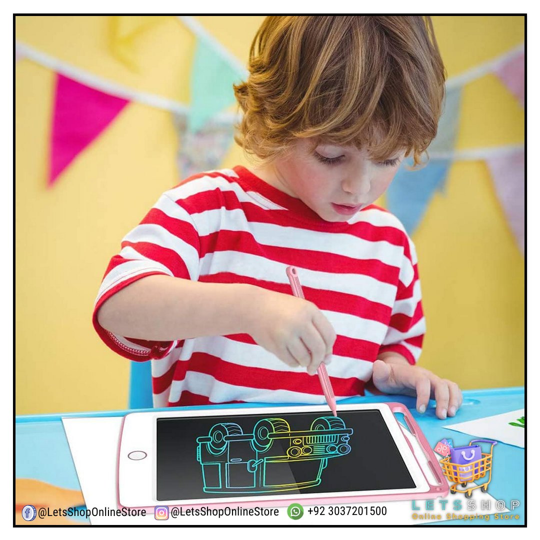 LSOStore's tweet photo. 8.5" LCD Writing Tablet For kids • Drawing Tablet • Drawing Board || اب بچوں کو موباٸل کی جگہ راٸٹنگ ٹیبلٹ دیں

✮PRICE:     1099/- Rupees Only
✮Free Home Delivery
✮Cash On Delivery

آرڈر کرنے کے لیے نیچے دیے گئے لنک پر کلک کریں۔
☛WhatsApp: https://t.co/Bw8g9e6jtN https://t.co/7PXPMoW9ym