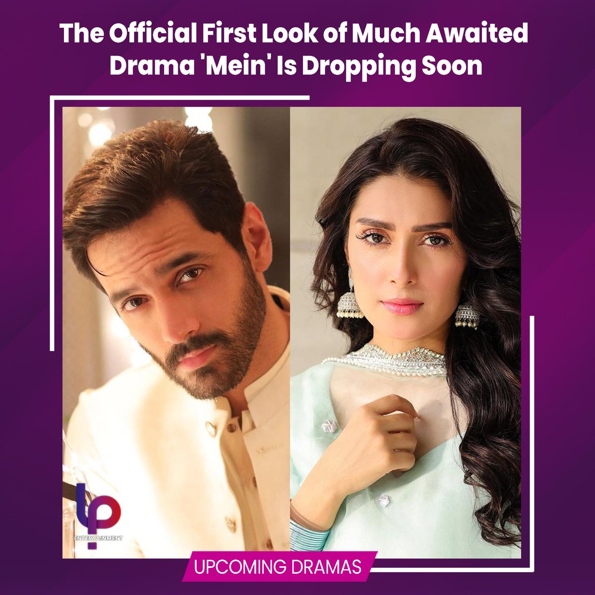 #Exclusive #BreakingNews

The Official First Look of Wahaj Ali and Ayeza Khan Starrer 'Mein' is releasing soon. The Drama is all set to on air in early August on ARY Digital under Big Bang Productions. 

#AyezaKhan #WahajAli #BigbangEntertainment #MeinDrama #LPEntertainment