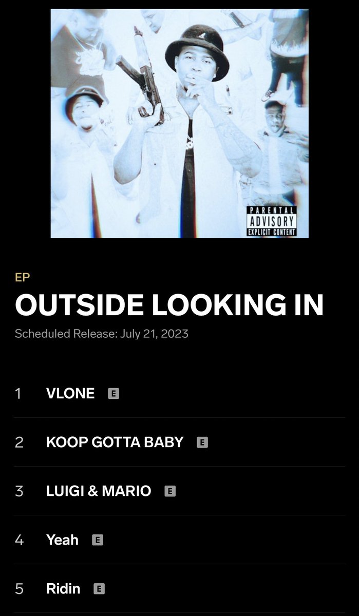 OUTSIDE LOOKING IN EP DROP FRIDAY💯🔥