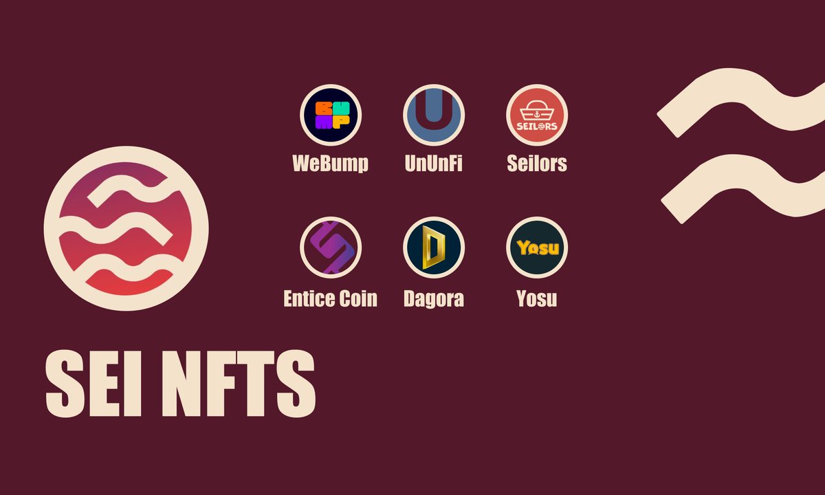 KBizyaeva's tweet photo. I would like to show you the main NFT projects in the @SeiNetwork blockchain

Follow their twitter and stay tuned💗

#Sei https://t.co/hpNfbHuZFm