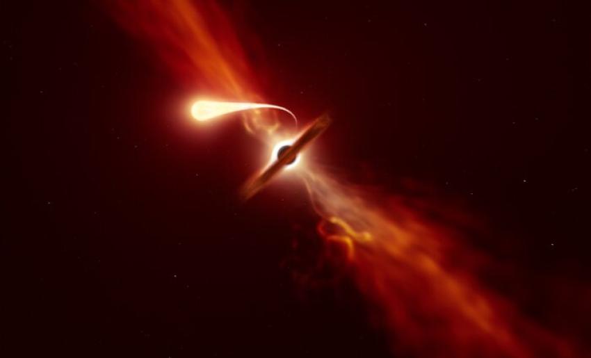 UraniaPA's tweet photo. Astronomowie są świadkami energetycznej „aktywacji” czarnej dziury https://t.co/yYi6nkwE9T https://t.co/1cBUpEN4w8