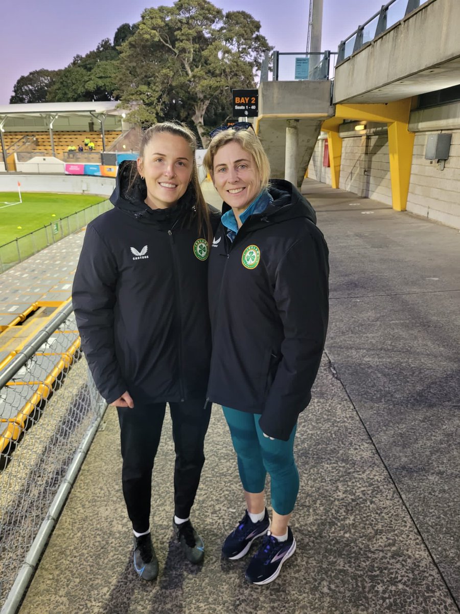Ahead of one of the greatest and most historic occasions in Irish sport ever, we say good luck to the ⁦@FAIreland⁩ ladies team this morning v Australia. Special wishes to our very own Cilles player and team masseuse Hannah Tobin Jones. We are so proud 🙌 #seasiders
